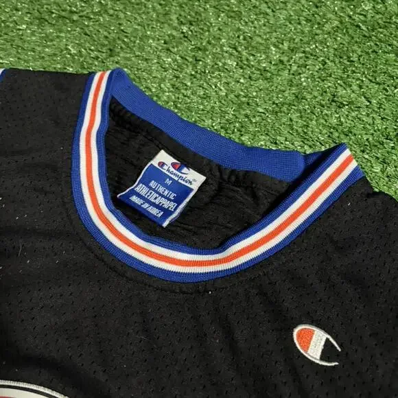 Vintage 90s Tune Squad Champion Jersey Daffy Duck 2 Space Jam Black Medium - Picture 6 of 8